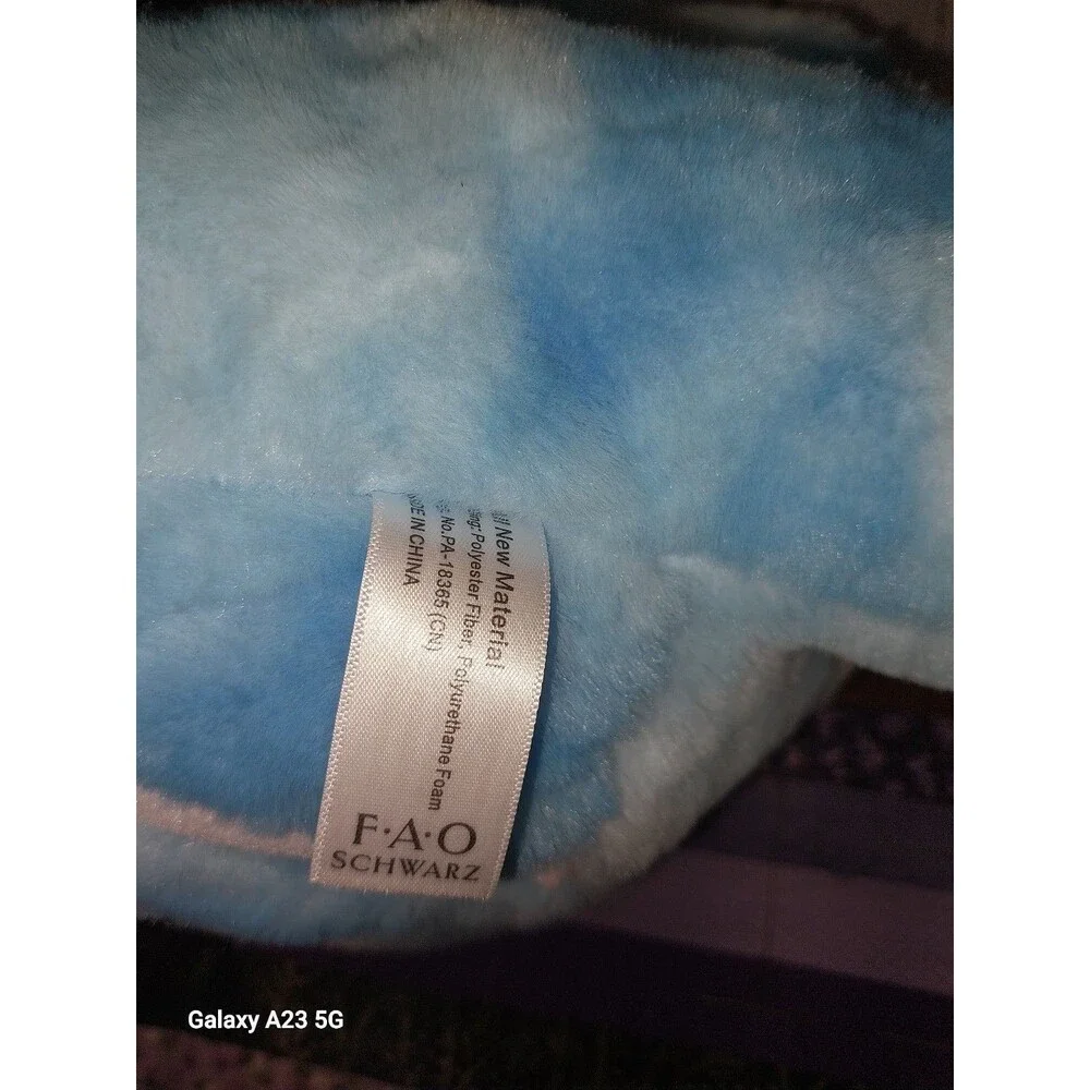 FAO Schwarz Glow Brights LED ROAR Sound Blue Dinosaur 11
